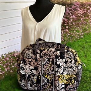 Vera Bradley Insulated/Lined Baby/Travel Large Tote Bag in Baroque, Spacious GUC